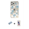 MARSİLYAN™- iPhone 12 Pro Max Kılıf Eksen Asil Prime - Siyah Joko 5D Cam + Shine Kamera Lens Koruma Cam - MI