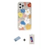 MARSİLYAN™- iPhone 12 Pro Max Kılıf Eksen Asil Prime - Siyah Joko 5D Cam + Shine Kamera Lens Koruma Cam - MI