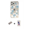 MARSİLYAN™- iPhone 12 Pro Max Kılıf Eksen Asil Prime - Siyah Joko 5D Cam + Shine Kamera Lens Koruma Cam - SABE