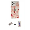MARSİLYAN™- iPhone 12 Pro Max Kılıf Eksen Asil Prime - Siyah Joko 5D Cam + Shine Kamera Lens Koruma Cam - SABE