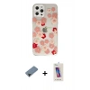 MARSİLYAN™- iPhone 12 Pro Max Kılıf Eksen Asil Prime - Siyah Joko 5D Cam + Shine Kamera Lens Koruma Cam - SH