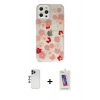MARSİLYAN™- iPhone 12 Pro Max Kılıf Eksen Asil Prime - Siyah Joko 5D Cam + Shine Kamera Lens - LT
