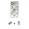 MARSİLYAN™- iPhone 12 Pro Max Kılıf Eksen Asil Prime - Siyah Joko Magic 5D Cam + Shine Kamera Lens Koruma Cam - GI