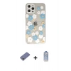 MARSİLYAN™- iPhone 12 Pro Max Kılıf Eksen Asil Prime - Siyah Joko Magic 5D Cam + Metal Kamera Lens Koruma Cam - GD
