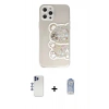 MARSİLYAN™- iPhone 12 Pro Max Kılıf Eksen Asil Prime - Siyah Joko Magic 5D Cam + Shine Kamera Lens - LT
