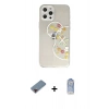 MARSİLYAN™- iPhone 12 Pro Max Kılıf Eksen Asil Prime - Siyah Joko Magic 5D Cam + Metal Kamera Lens Koruma Cam - KI