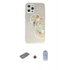 MARSİLYAN™- iPhone 12 Pro Max Kılıf Eksen Asil Prime - Siyah Joko Magic 5D Cam + Renkli Kamera Lens Koruma Cam - SI
