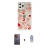MARSİLYAN™- iPhone 12 Pro Max Kılıf Eksen Asil Prime - Siyah Joko Magic 5D Cam + Sarı Neon Fosforlu Kamera Lens