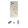 MARSİLYAN™- iPhone 12 Pro Max Kılıf Eksen Asil Prime - Siyah Joko Magic 5D Cam + Shine Kamera Lens Koruma Cam - GD