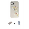 MARSİLYAN™- iPhone 12 Pro Max Kılıf Eksen Asil Prime - Siyah Joko Magic 5D Cam + Shine Kamera Lens Koruma Cam - SABE