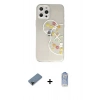 MARSİLYAN™- iPhone 12 Pro Max Kılıf Eksen Asil Prime - Siyah Joko Magic 5D Cam + Shine Kamera Lens Koruma Cam - SH