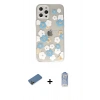MARSİLYAN™- iPhone 12 Pro Max Kılıf Eksen Asil Prime - Siyah Joko Magic 5D Cam + Shine Kamera Lens Koruma Cam - GD