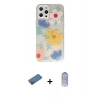 MARSİLYAN™- iPhone 12 Pro Max Kılıf Eksen Asil Prime - Siyah Joko Magic 5D Cam + Shine Kamera Lens Koruma Cam - GD