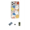 MARSİLYAN™- iPhone 12 Pro Max Kılıf Eksen Asil Prime - Siyah Joko Magic 5D Hayalet Cam + Shine Kamera Lens Koruma Cam - SH