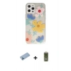MARSİLYAN™- iPhone 12 Pro Max Kılıf Eksen Asil Prime - Siyah Joko Magic 5D Hayalet Cam + Shine Kamera Lens Koruma Cam - MI