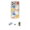 MARSİLYAN™- iPhone 12 Pro Max Kılıf Eksen Asil Prime - Siyah Joko Magic 5D Hayalet Cam + Shine Kamera Lens Koruma Cam - MI