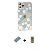 MARSİLYAN™- iPhone 12 Pro Max Kılıf Eksen Asil Prime - Siyah Joko Magic 5D Hayalet Cam + Shine Kamera Lens Koruma Cam - SH