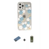 MARSİLYAN™- iPhone 12 Pro Max Kılıf Eksen Asil Prime - Siyah Joko Magic 5D Hayalet Cam + Shine Kamera Lens Koruma Cam - GD