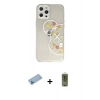 MARSİLYAN™- iPhone 12 Pro Max Kılıf Eksen Asil Prime - Siyah Joko Magic 5D Hayalet Cam + Shine Kamera Lens Koruma Cam - MI