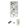 MARSİLYAN™- iPhone 12 Pro Max Kılıf Eksen Asil Prime - Siyah Mat Seramik Nano Ekran Koruyucu + Gold Shine Kamera Lens Koruma Cam