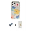 MARSİLYAN™- iPhone 12 Pro Max Kılıf Eksen Asil Prime - Siyah Mat Seramik Nano Ekran Koruyucu + Metal Kamera Lens Koruma Cam - KI