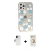 MARSİLYAN™- iPhone 12 Pro Max Kılıf Eksen Asil Prime - Siyah Mat Seramik Nano Ekran Koruyucu + Shine Kamera Lens - LT