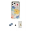 MARSİLYAN™- iPhone 12 Pro Max Kılıf Eksen Asil Prime - Siyah Mat Seramik Nano Ekran Koruyucu + Shine Kamera Lens Koruma Cam - GS