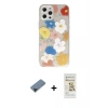 MARSİLYAN™- iPhone 12 Pro Max Kılıf Eksen Asil Prime - Siyah Mat Seramik Nano Ekran Koruyucu + Siyah Shine Kamera Lens Koruma Cam