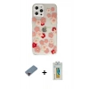MARSİLYAN™- iPhone 12 Pro Max Kılıf Eksen Asil Prime - Siyah Polymer Nano Ekran Koruyucu + Metal Kamera Lens Koruma Cam - KI
