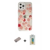 MARSİLYAN™- iPhone 12 Pro Max Kılıf Eksen Asil Prime - Siyah Polymer Nano Ekran Koruyucu + Shine Kamera Lens Koruma Cam - SABE