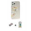 MARSİLYAN™- iPhone 12 Pro Max Kılıf Eksen Asil Prime - Siyah Polymer Nano Ekran Koruyucu + Shine Kamera Lens Koruma Cam - SABE