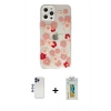 MARSİLYAN™- iPhone 12 Pro Max Kılıf Eksen Asil Prime - Siyah Polymer Nano Ekran Koruyucu + Shine Kamera Lens - LT