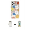 MARSİLYAN™- iPhone 12 Pro Max Kılıf Eksen Asil Prime - Siyah Polymer Nano Ekran Koruyucu + Shine Kamera Lens - GD