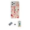 MARSİLYAN™- iPhone 12 Pro Max Kılıf Eksen Asil Prime - Siyah Polymer Nano Ekran Koruyucu + Shine Kamera Lens Koruma Cam - SH