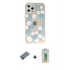 MARSİLYAN™- iPhone 12 Pro Max Kılıf Eksen Asil Prime - Siyah Polymer Nano Ekran Koruyucu + Shine Kamera Lens Koruma Cam - SH