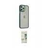 MARSİLYAN™- iPhone 12 Pro Max Kılıf Eksen Doku Prime - Siyah 20D Premium Cam Ekran Koruyucu