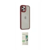 MARSİLYAN™- iPhone 12 Pro Max Kılıf Eksen Doku Prime - Siyah 20D Premium Cam Ekran Koruyucu