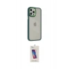 MARSİLYAN™- iPhone 12 Pro Max Kılıf Eksen Doku Prime - Siyah Joko 5D Cam