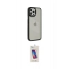 MARSİLYAN™- iPhone 12 Pro Max Kılıf Eksen Doku Prime - Siyah Joko 5D Cam