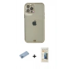 MARSİLYAN™- iPhone 12 Pro Max Kılıf Eksen Minimal Koleksiyonu - Siyah 6D Mat Seramik Hayalet Nano Ekran Koruyucu + Shine Kamera Lens Koruma Cam - MI