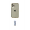MARSİLYAN™- iPhone 12 Pro Max Kılıf Eksen Minimal Koleksiyonu - Siyah Joko Magic 5D Cam