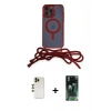 MARSİLYAN™- iPhone 12 Pro Max Kılıf Eksen Özel Seri - Şeffaf 360 Full Body Arka Koruyucu + Shine Kamera Lens - GD