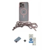 MARSİLYAN™- iPhone 12 Pro Max Kılıf Eksen Özel Seri - Şeffaf Royal Nano Ekran Koruyucu + Metal Kamera Lens Koruma Cam - KI