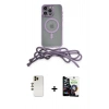 MARSİLYAN™- iPhone 12 Pro Max Kılıf Eksen Özel Seri - Şeffaf Temperli Cam Ekran Koruyucu + Shine Kamera Lens - GD