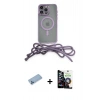 MARSİLYAN™- iPhone 12 Pro Max Kılıf Eksen Özel Seri - Şeffaf Temperli Cam Ekran Koruyucu + Shine Kamera Lens Koruma Cam - MI