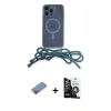 MARSİLYAN™- iPhone 12 Pro Max Kılıf Eksen Özel Seri - Şeffaf Temperli Cam Ekran Koruyucu + Shine Kamera Lens Koruma Cam - PE