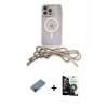 MARSİLYAN™- iPhone 12 Pro Max Kılıf Eksen Özel Seri - Şeffaf Temperli Cam Ekran Koruyucu + Siyah Shine Kamera Lens Koruma Cam