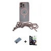 MARSİLYAN™- iPhone 12 Pro Max Kılıf Eksen Özel Seri - Şeffaf Temperli Cam Ekran Koruyucu + Siyah Shine Kamera Lens Koruma Cam