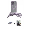 MARSİLYAN™- iPhone 12 Pro Max Kılıf Eksen Özel Seri - Şeffaf Temperli Cam Ekran Koruyucu + Renkli Kamera Lens Koruma Cam - TU