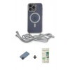MARSİLYAN™- iPhone 12 Pro Max Kılıf Eksen Özel Seri - Siyah 20D Premium Cam Ekran Koruyucu + Shine Kamera Lens Koruma Cam - SH